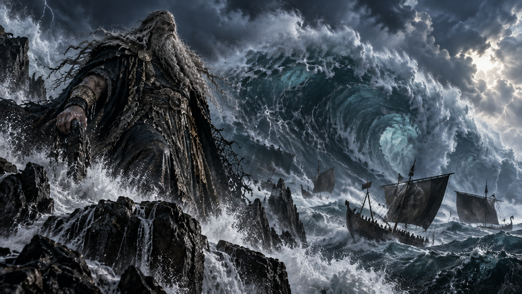 Ægir desata la furia del océano
